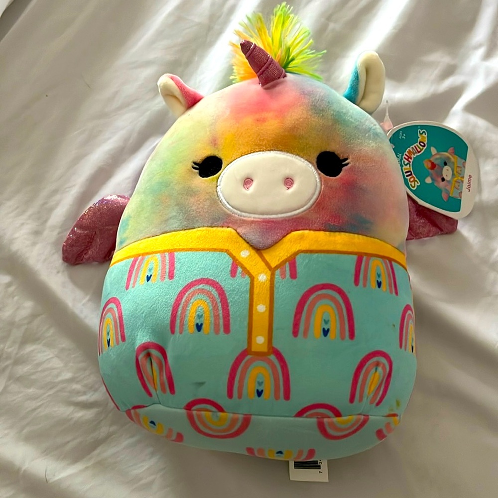 Squishmallows Jaime The Pegasus 8” plush-NWT!